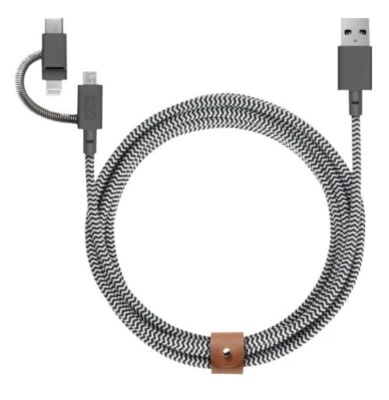 Native Union Belt Universa Micro-USB, C Charging Cable 6.5ft - Image 1 of 4