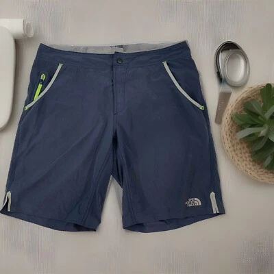 The North Face BoardShort Mens 34 Navy Blue Outdoor Hiking Pockets Comfort Logo - Image 1 of 4