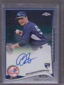 2014 Topps Chrome Rookie Autographs #212 Dean Anna Auto RC