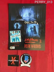 William Perry signed 8x10 photo A Nightmare on Elm Street 3 Beckett COA - Picture 1 of 1