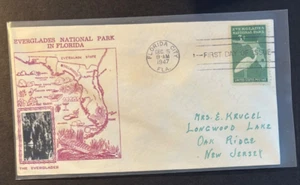 #952 Florida Everglades FDC with Crosby cachet - Picture 1 of 1