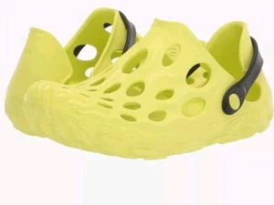 New Merrell Mens Size 11 Hi Viz Hydro Moc Neon Yellow Pull On Sandals Shoes - Picture 1 of 1