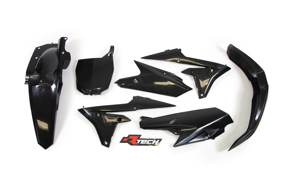 Yamaha YZ250F YZ450F 2014-2018 Kit completo de plástico negro Foto 1 de 1