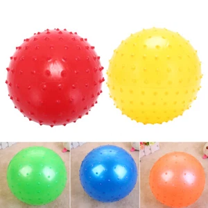 22cm massage ball beach game inflatable ball toy children kid toy random colo-;h - Picture 1 of 4