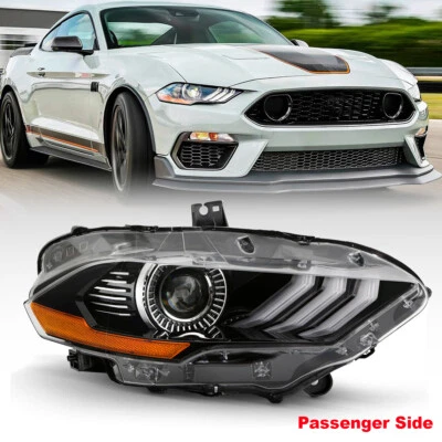 Faros LED laterales del pasajero para Ford Mustang 2018 2019 2020 2021 2022 2023 Foto 1 de 4
