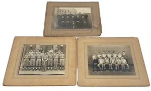 Anfang 1900 Kabinett Karte Foto Lot X3 Buffalo NY Sportmannschaften Team Fotos - Bild 1 von 13