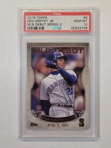 2016 Topps MLB Debut Series 2 Ken Griffey Jr. PSA 10!! POPULATION 3!!! 🔥 - Picture 1 of 3
