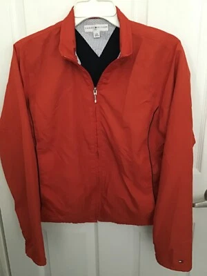 Tommy Hilfiger Golf Women's Red Full Zip L/S Golf Jacket Large - Image 1 of 4