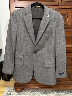 40R Brooks Brothers 346 M Gray Check Sport Coat Blazer Regent Fit NWT - Image 1 of 4