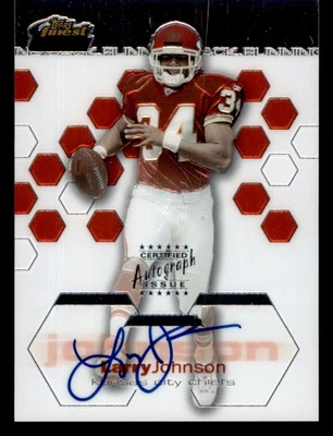 2003 Finest #125 Larry Johnson #/999 NM - Image 1 of 2