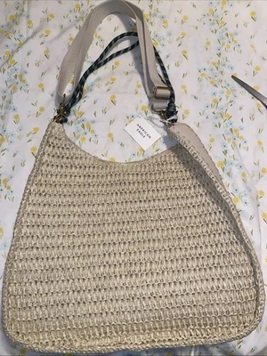 American Eagle Raffia Tote Bag Purse Beach - Image 1 of 4