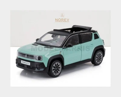 NOREV 185520 RENAULT - R4 E-TECH 100% OPEN ROOF 2025 - LIGHT GREEN - 1/18 - Immagine 1 di 2