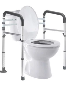 FSA/HSA förderfähige WC-Sicherheitsschienen, verstellbarer Rahmen brandneu - Bild 1 von 5
