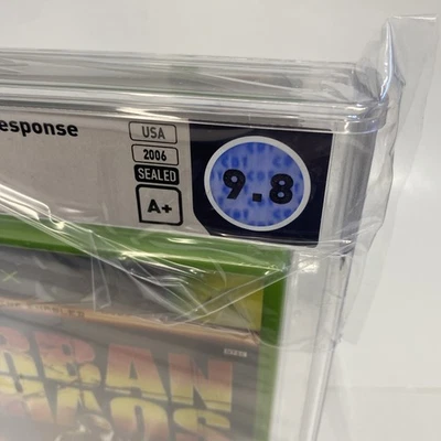 Original Xbox - URBAN CHAOS: Riot Response - New / Sealed / WATA 9.8 A+ POP 1 - Image 1 of 4