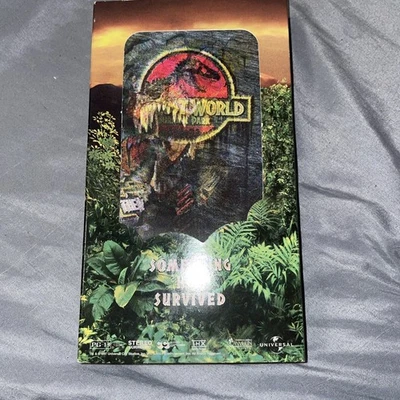 Jurassic Park The Lost World VHS 1997 Universal Hologram Edition Foto 1 de 4