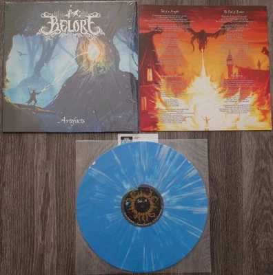 Belore – Artefacts LP (Blue w/ White Splatter ltd.222)- Summoning- Caladan Brood - Image 1 of 4