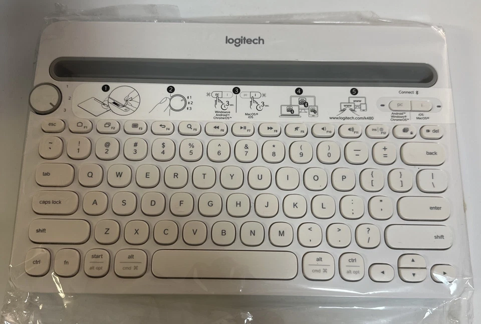 Logitech Bluetooth Multi-Device Keyboard K480 for PC, Tablets and Smartphone - Image 1 of 1