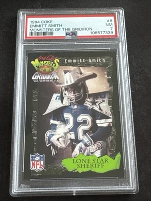 1994 Classic Pro Line Live Coca-Cola Monsters of the Gridiron - Emmitt Smith #8 - Image 1 of 2