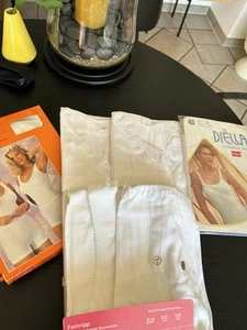 Unterwäsche Hemden Unterhosen Set Damen 48/50 Konvolut Weiß - Bild 1 von 6