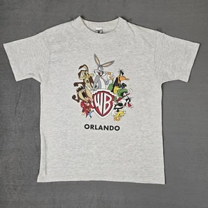 Vintage Looney Tunes T-shirt Kids XL WB Warner Bros Studio Store Orlando 90s - Picture 1 of 8