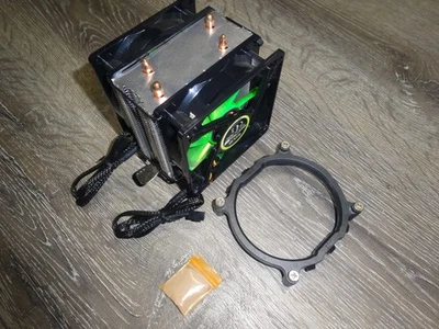 Heatsink CPU Cooler Green X99  X79 Xeon 3 Pin Intel LGA 2011 V2 V3 V4 LGA 2011-3 - Image 1 of 4