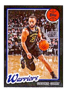 2025-26 Topps Basketball 45th Anniversary Stephen Curry #80BK-89 Foil Warriors - Picture 1 of 2