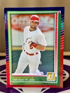2025 DONRUSS BASEBALL ROSSO E BLU ALBERT PUJOLS - Foto 1 di 1