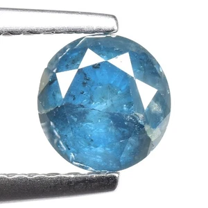 0.93ct Natural Loose Diamond Round Cut Treated Blue -  I3 Clarity 5.6mm - Picture 1 of 1