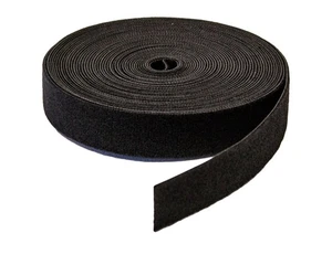 1" Inch Roll Hook and Loop Reusable Cable Ties Straps 10M 33ft 5 Pack - Afbeelding 1 van 5