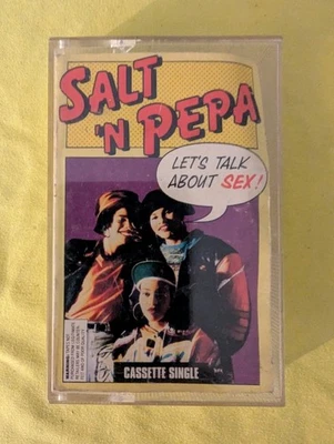 SALT N PEPA LET'S TALK ABOUT SEX CASSETTE SINGLE Pop Rap, Euro House Electronic  - Image 1 of 4