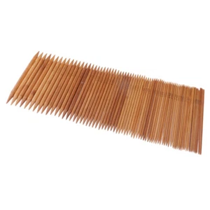 75x Double Pointed Knitting Needles Set Carbonized Knitting Needles - Picture 1 of 4