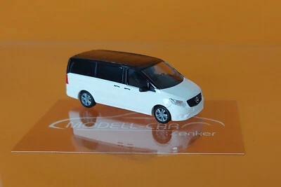 Busch 51129 Mercedes-Benz Vito, Bestattungsfahrzeug, Weiß 1:87 NEU - Bild 1 von 2