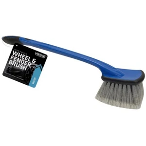 Viking Long 18" Plastic Handle Soft Bristles Wheel & Fender Bumper Brush 1 pk - Picture 1 of 1