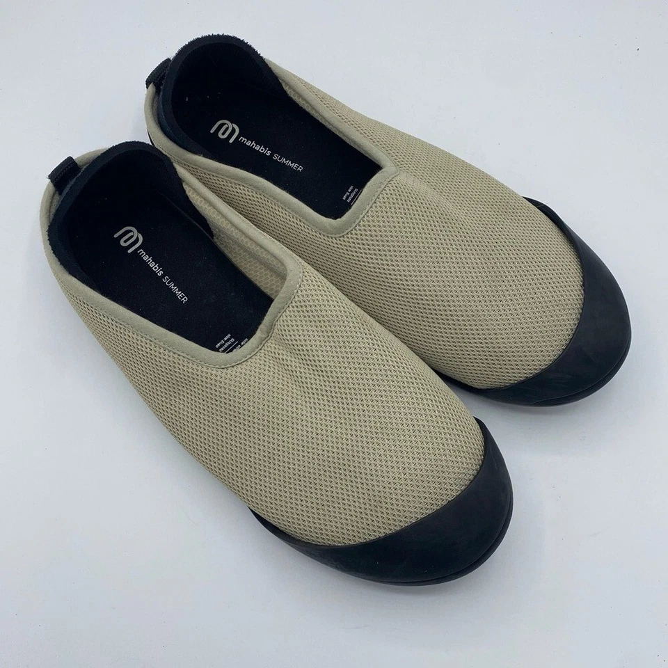 Zapatilla plana de malla de piedra Sala de verano para mujer Mahabis con suela de goma talla 40 Foto 1 de 4