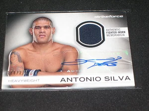ANTONIO SILVA UFC 2012 TOPPS CERTIFIED SIGNED AUTOGRAPHED JERSEY CARD /275 - Picture 1 of 2