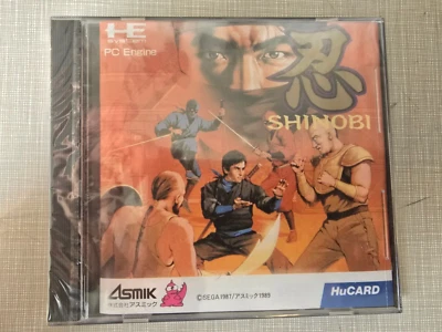 PCE PC-ENGINE SHINOBI NEW SEALED JPN IMPORT US SELLER - Image 1 of 4
