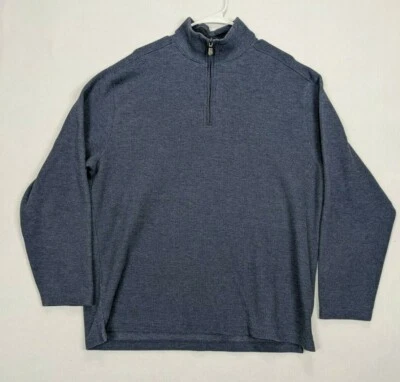 Мужская тепловая рубашка Joseph Abboud с длинным рукавом Joe размер XL из хлопковой смеси синяя - Изображение 1 из 4