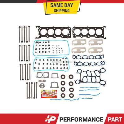 Conjunto de parafusos de junta de cabeça ajuste 99-04 Lincoln Blackwood Navigator 5.4L V8 DOHC 32V - Imagem 1 de 4