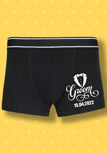 Boxer Personalizado Novio Personalizado Hombre Ropa Interior Marido Regalo, Regalos Para Él B5 - Imagen 1 de 1