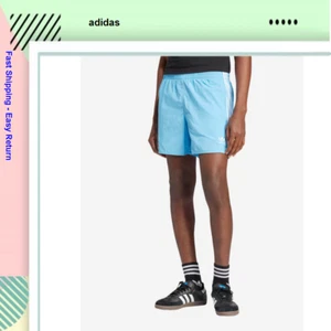adidas Men's Adicolor Classics Sprinter Shorts, Semi Blue Burst, Small - Picture 1 of 5