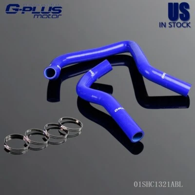 BLUE SILICONE RADIATOR HOSE PIPE FIT FOR ACURA INTEGRA DB6-DC2 DC 1994 -2001 95 - Image 1 of 4