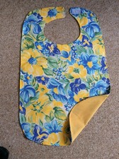 Adult bib-double sided-handmade