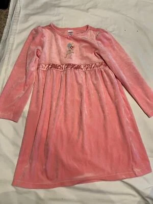 Camisón Gymboree Talla 9 Terciopelo Rosa GB 3 Foto 1 de 2