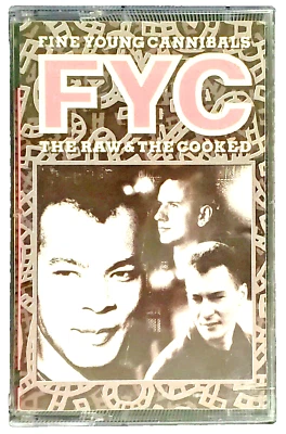 1989 Fine Young Cannibals - The Raw & The Cooked Cassette Tape - VG+ Functional - Image 1 of 4