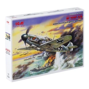 ICM 48104 model aircraft 1:48 Messerschmitt Bf-109F4/B German fighter-bomber - Picture 1 of 24