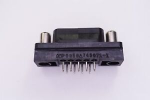 745071-1 TE Conn D-Sub Connector Plug 9 Pos Male 2.74mm Vertical Through Hole