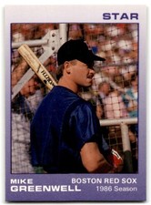 1988 Star Mike Greenwell A Baseball Cards #6