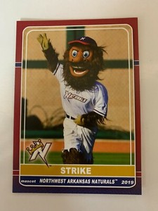 Mascot Strike 2019 Northwest Arkansas Naturals Team Card