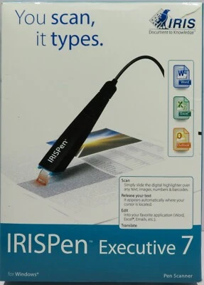IRISPen Executive 7 Pen scanner ~ Iris Pen ~ Digital Pen Scanner ~ Brand New - Image 1 of 4