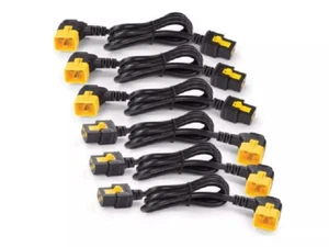 APC SCHNEIDER AP8714R Power Cord Kit (6 ea) Locking C19 to C20 (90 Degree) NEW - Picture 1 of 1